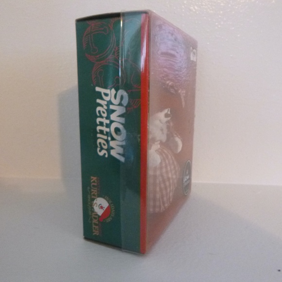 KURT ADLER  RAG DOLL ORNAMENT w/BOOTS & PURSE Snow Pretties w/BONUS XMAS CARD - Picture 5 of 13